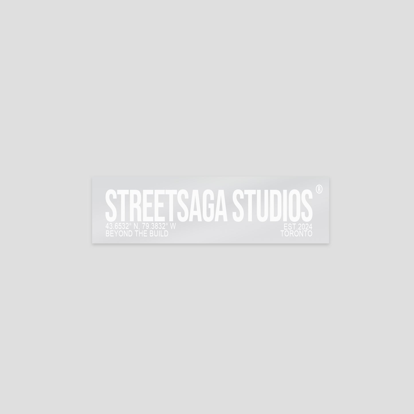 STREETSAGA STUDIOS DECAL