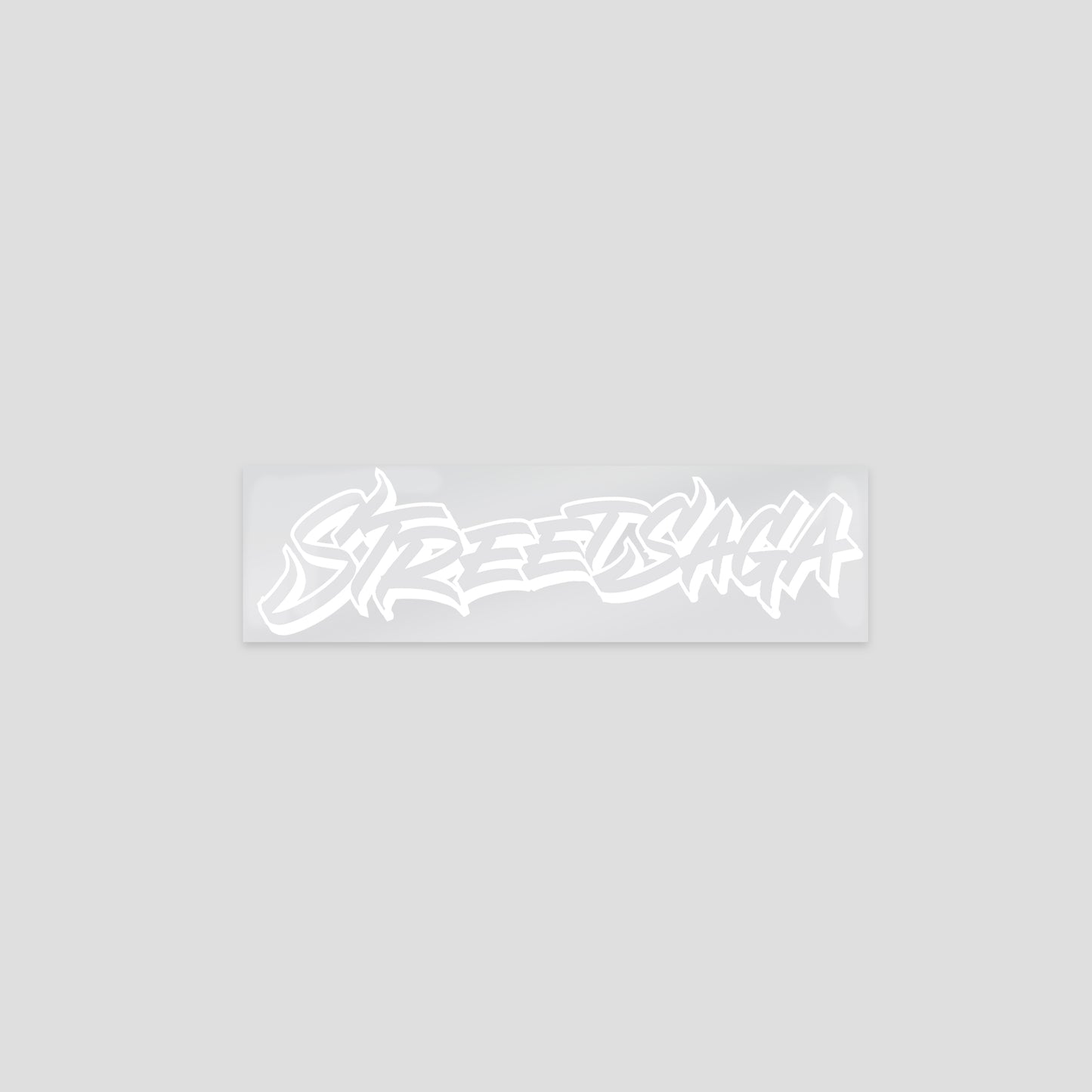 STREETSAGA DECAL WHITE